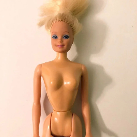 Vintage Barbie Doll With Sticker Craze Dress Mattel Philippines Spotted Legs TLC - Picture 13 of 16